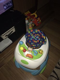 Jumparoo and baby walker for sale both brand new