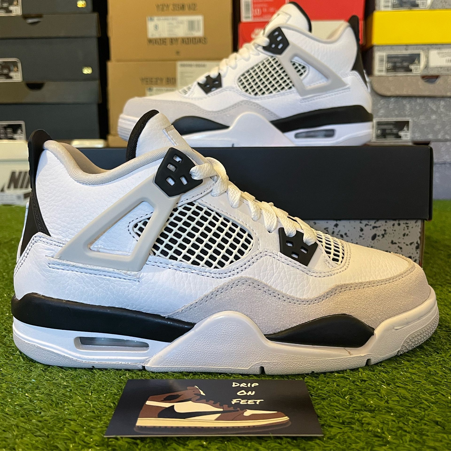 Jordan 4 Military Black Size 5.5Y / 7 Womens 