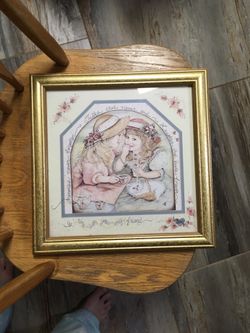 Sue Skeen Framed Art: "Time With You My Friend"
