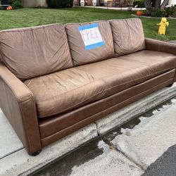 Free  Leather Sofa 