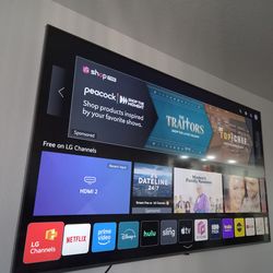 LG 65 in 4k UHD HDR SMART TV