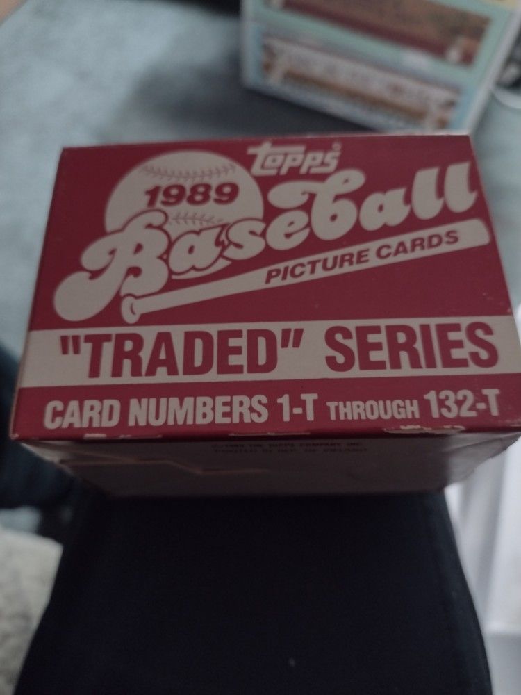 Baseball Bundle 1988 Topps Traded 132 Card Set.  Topps Traded 1989 132 Card Set See Below 