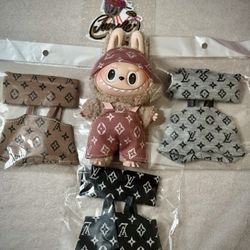 Lulu Louis Vuitton LV Designer Luxury Outfit For Your 15cm-17cm doll- Fits Labubu
