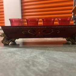 Sleigh candle Holder