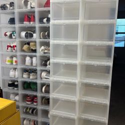Clear Shoe Storage Boxes