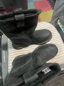 Dr. Martens Black Steel Toe boots SIZE 10 Mens