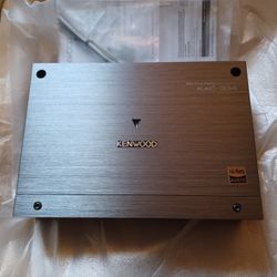 New Kenwood Class D 4 Channel Amplifier 