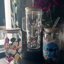 custom glass cups 