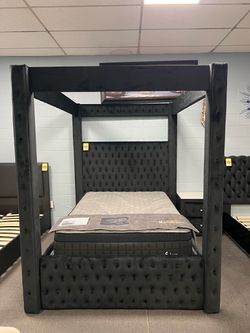 Black Queen Bed Frame