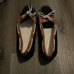 Black And Brown Slip Ons 