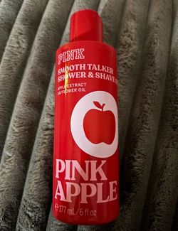 NEW VICTORIAS SECRET PINK PINK APPLE SMOOTH TALKER SHOWER & SHAVE OIL $8!