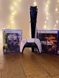 Sony PlayStation 5 PS5 Console with dual sense Controller and 2 Games