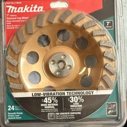Makita 7” Diamond Cup Wheel Grinder