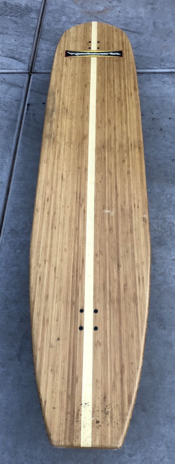 BARELY USED Hamboard Classic Looooonngg Board, surfboard on wheels