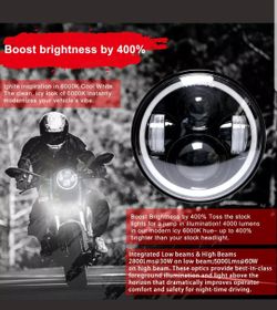 HID LED halo headlight