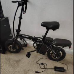 Folding Electric Bike for Adults, Peak 500W Motor,23MPH Max Speed Foldable Electric Bicycles,14"