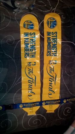 Gs warriors bam-bams with lanyard