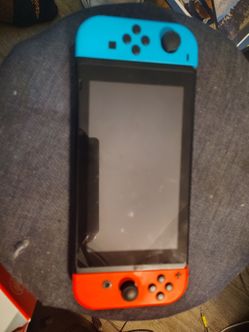 Nintendo Switch Neon Blue and Red