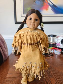 American Girl Kaya 2002 Pleasant Company 18" Doll Original Outfit Braids Moccasins