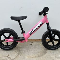 Strider Balance Bike 12” Pink