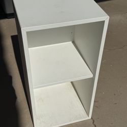 White Storage Cube Shelf – Wall-Mountable or Floor Unit