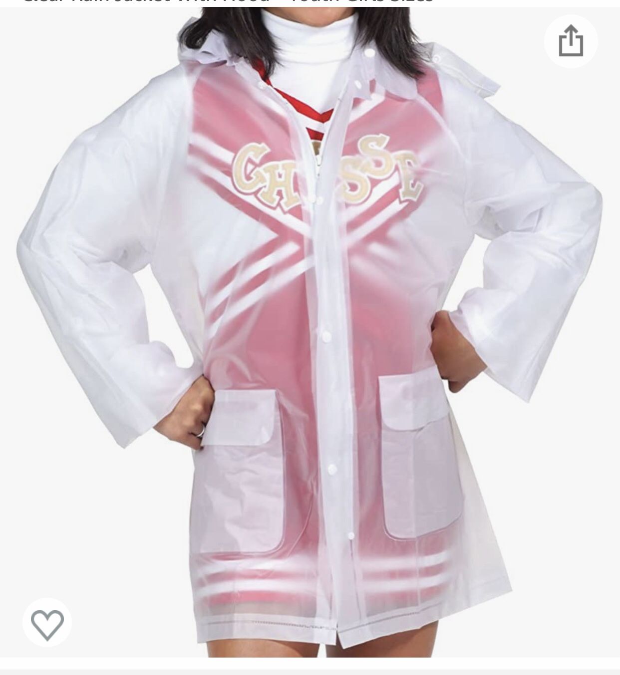 Clear Raincoat For Kids 