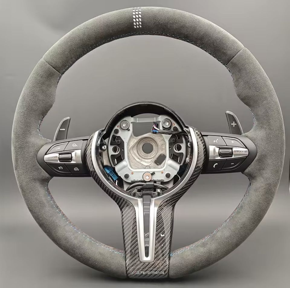 BMW, F Style CS Steering Wheel , Have all Different Color Ways . Carbon Fiber , Forged Carbon , Any BMW And Audi , Mopar ETC .