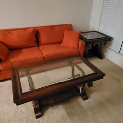 Sofa/Couch And Coffee Table Set $180 For All Or BEST OFFER
