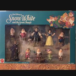 Rare Vintage Mattel Walt Disney's Snow White and the Seven Dwarf's New.