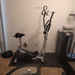 Magnetic Elliptical Bike - 2 in 1 Elliptical Upright Bike

