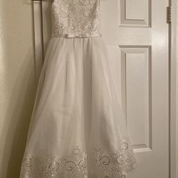 Girls White Dress