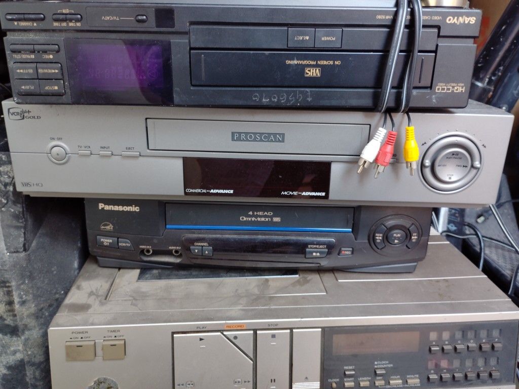 VHS/Beta -VCR's