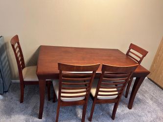 Dining table with 4 chairs