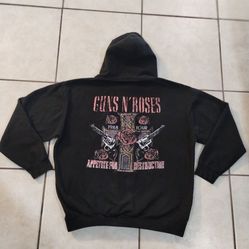 Mens Vintage Official Guns N Roses Hoodie