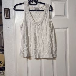 Only $1 Dollar Pretty White Blouse