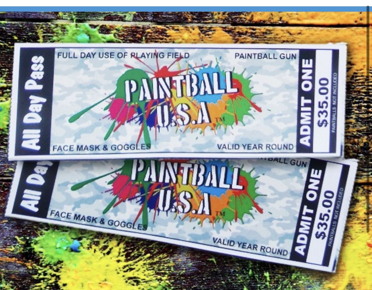 Paintball USA Tickets Ct 2