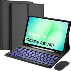 Detachable Keyboard Case for for Samsung Galaxy Tab A11+ 2025/A9+ 2023 11 inch