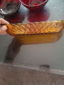 Assorted Vintage Glass  Items