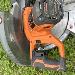 RIDGID 12” Dual Bevel Miter Saw 15 Amp – Excellent Condition