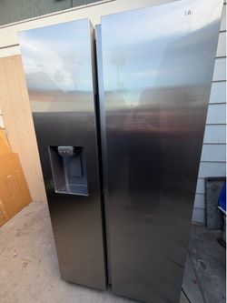 Samsung side by side fridge