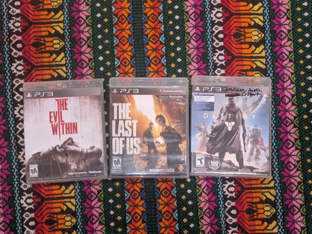 PS3 Game Bundle: 3 Games