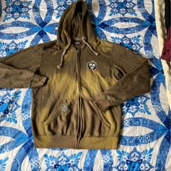 AlJack DMD / Hot Topic / Skull Hoodie / Green Hoodie / Mens Size Med / - $5 -