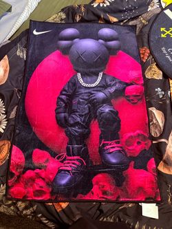 Kaws/nike rug