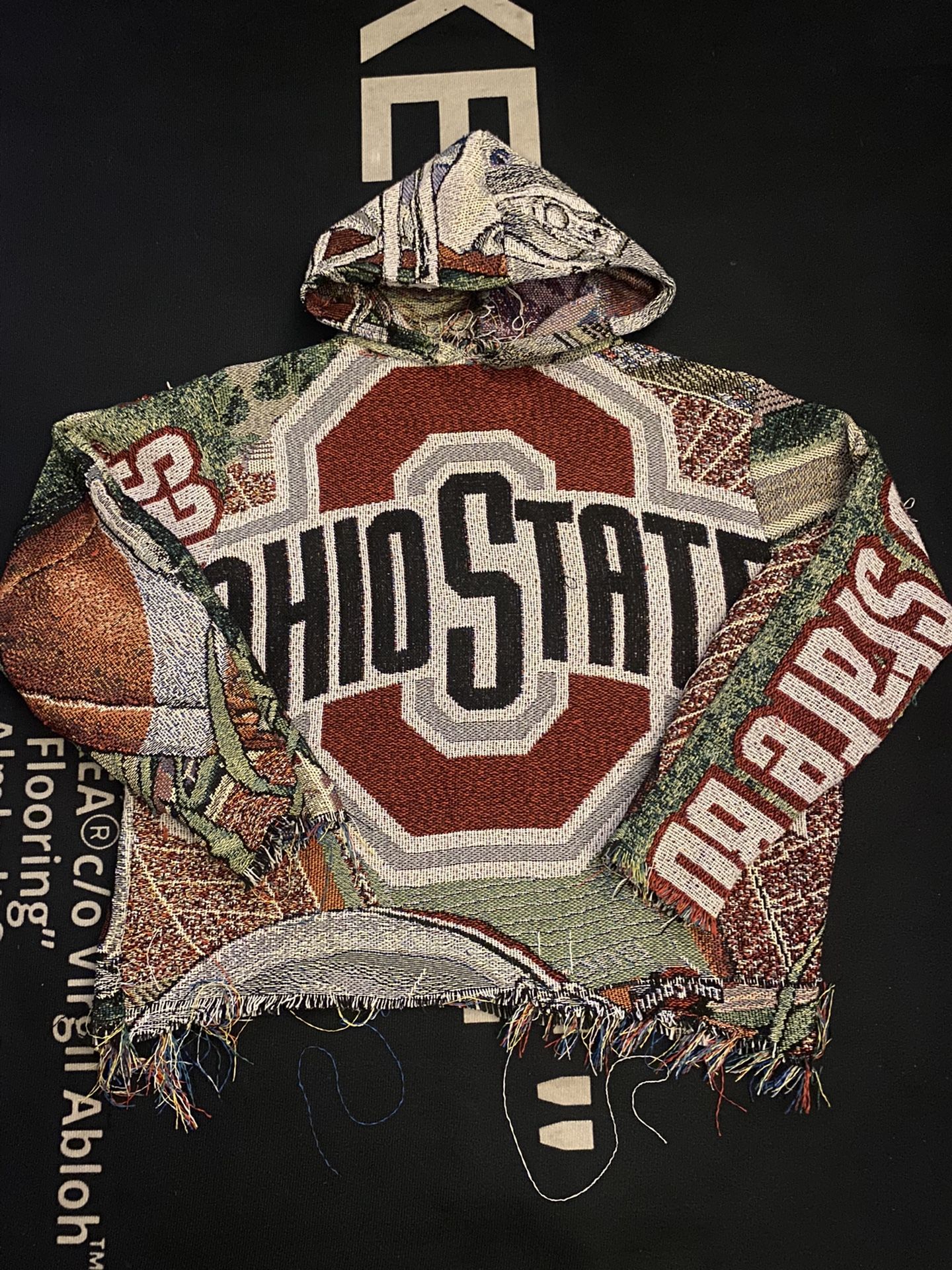 Ohio State Custom Tapestry Hoodie All Sizes