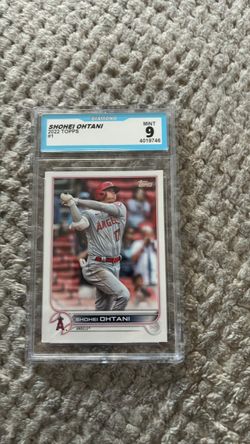 Shohei Ohtani 2022 Topps #1 PSA Mint 9