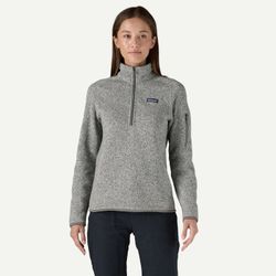 Patagonia Better Sweater 1/4 Zip Fleece Birch White Sz. M