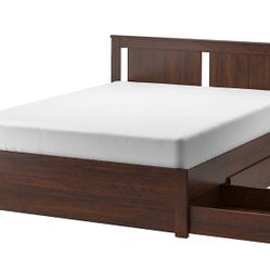 IKEA SONGESAND BED FRAME AND NIGHT STANDS