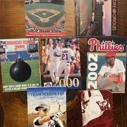 MLB pocket Schedule Lot of 5