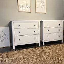 Refinished Ikea Hemnes 3-drawer Dresser/Chest Of Drawers (2 Available, PRICE PER DRESSER)