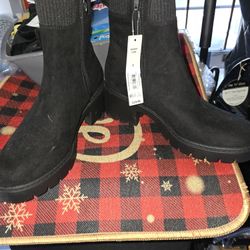 Black Boots Size 8 Women's 